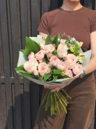 Букет с розами «Цветочная нежность»
