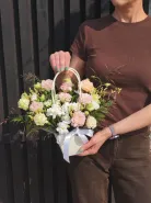 Композиция в сумочке «Мягкость дня»