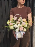 Композиция в сумочке «Мягкость дня»