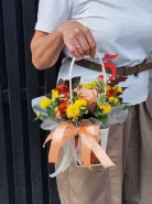 Композиция в сумочке «Отличная осень»