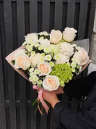 Букет с розами «Летняя нежность»