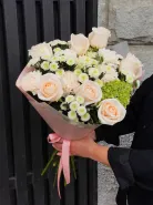 Букет с розами «Летняя нежность»