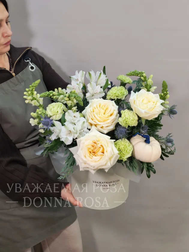 Композиция в коробке «Осеннее очарование»