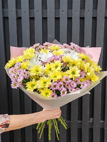 Букет &laquo;Хризантемовый рай&raquo; от интернет-магазина цветов в 