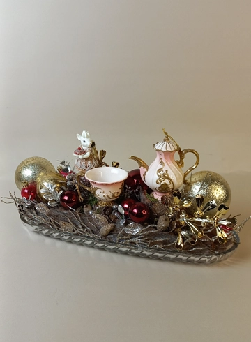 Новый год &laquo;Зимний чайный сервиз&raquo; от интернет-магазина цветов в 