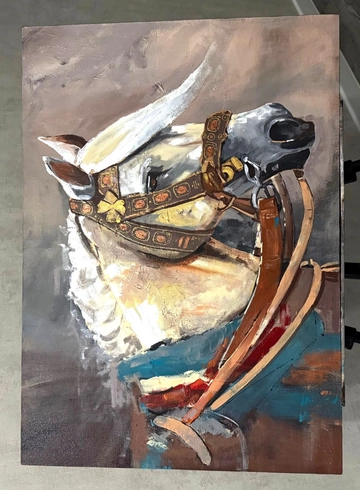 Картина &laquo;Светлый скакун&raquo; 50х70 от интернет-магазина цветов в 