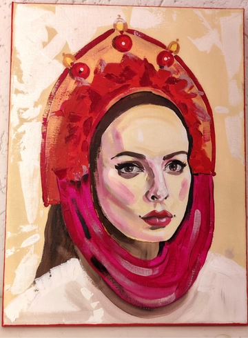 Картина &laquo;Русская красавица&raquo; 30х40 от интернет-магазина цветов в 