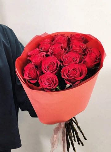 Букет &laquo;Рубиновая страсть&raquo; от интернет-магазина цветов в 