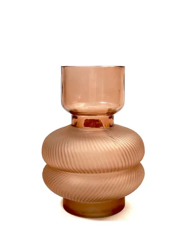 Ваза &laquo;Бежевая полоска&raquo; 9х22 от интернет-магазина цветов в 