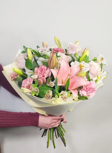 Букет &laquo;Розовая принцесса&raquo; от интернет-магазина цветов в 